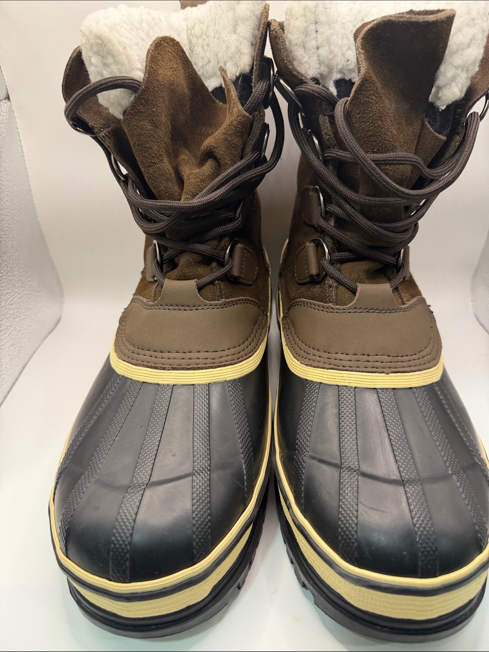 Northside Brown Suede and Black Rubber Insulated Snow Boots